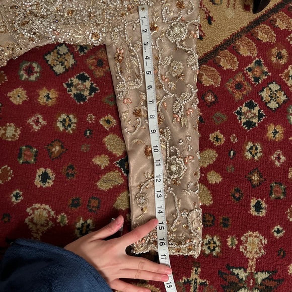 Gold Pakistani Wedding dress - Picture 15 of 16